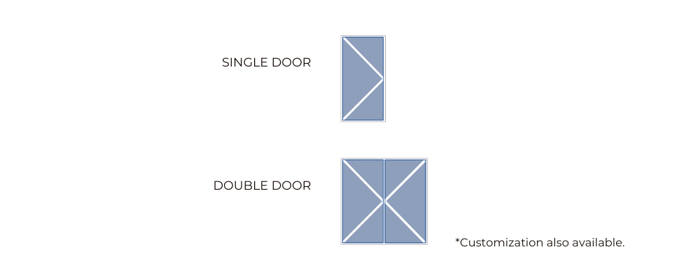 Framed Doors Configuration