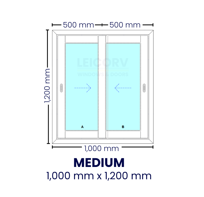 Express Sliding Window (Two Panels)