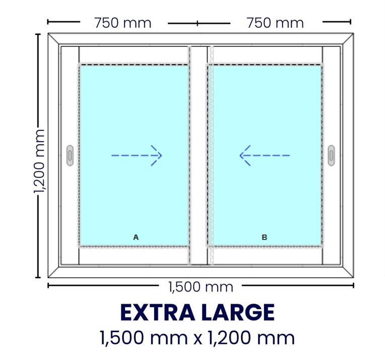 Express Sliding Window (Two Panels)