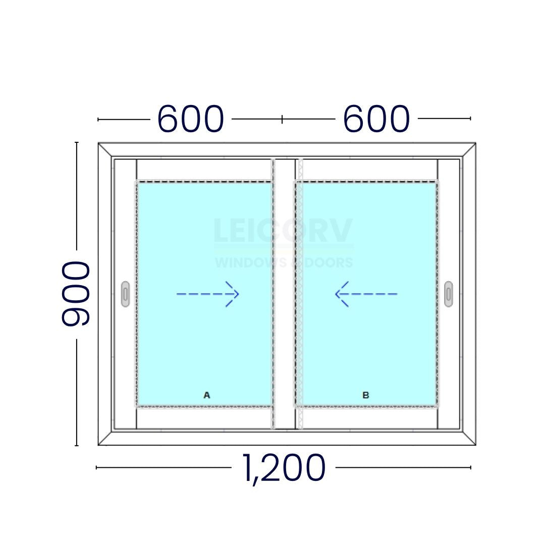 Express Sliding Window (Two Panels) (Copy)