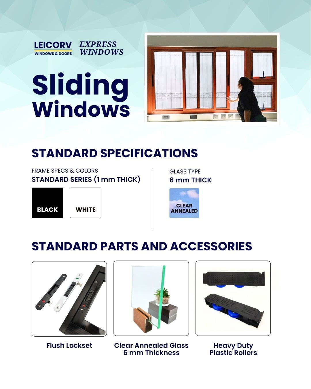 Express Sliding Window (Two Panels)