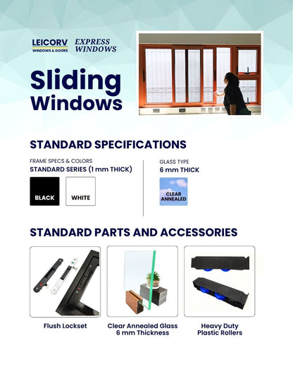 Express Sliding Window (Two Panels)