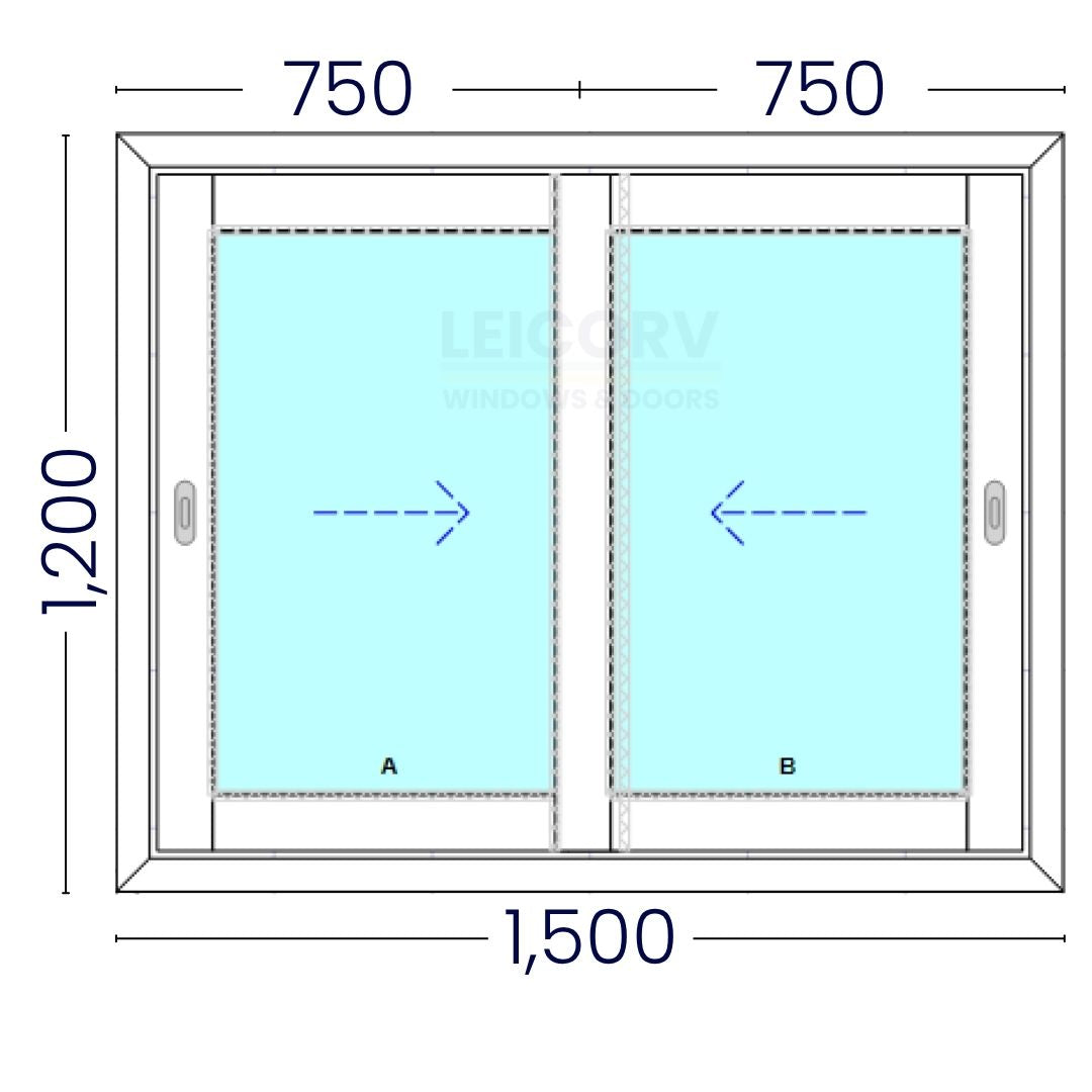 Express Sliding Window (Two Panels) (Copy)